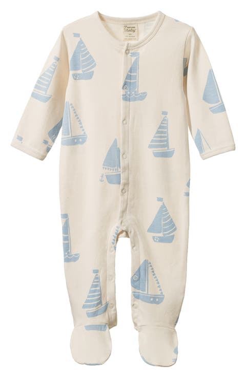 Stretch & Grow Organic Cotton Footie