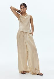 H&M Straight Drawstring Trousers