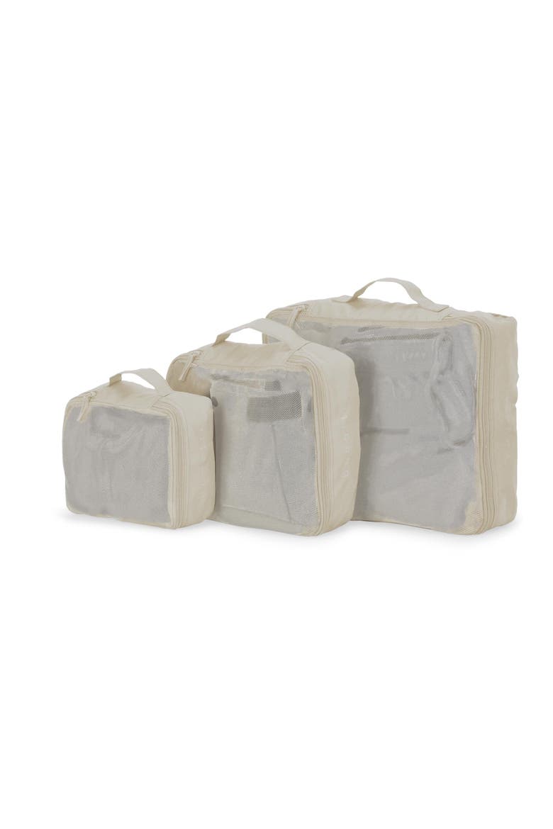 Packing Cubes 3-Piece Set, Main, color, White