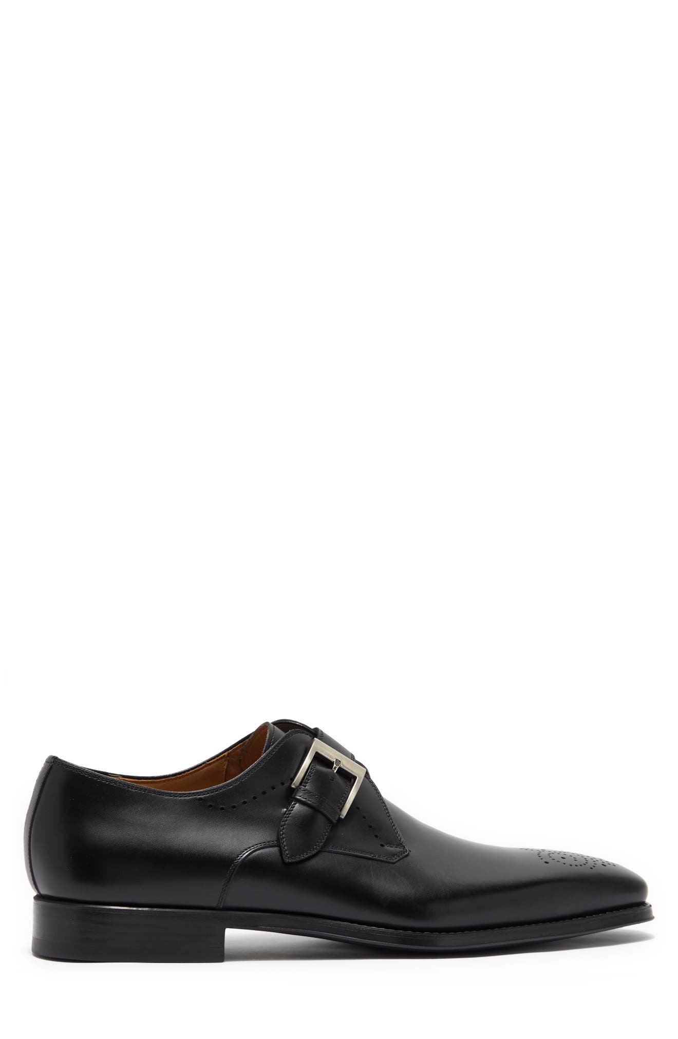 Magnanni Mallory Leather Monk Strap Dress Shoe, Alternate, color, 