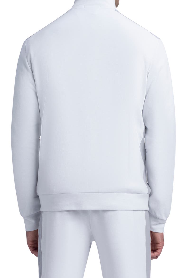 Comfort Cotton Blend Full Zip Sweatshirt, Alternate, color, CHALK