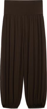 MANGO Elastic Waist Balloon Pants