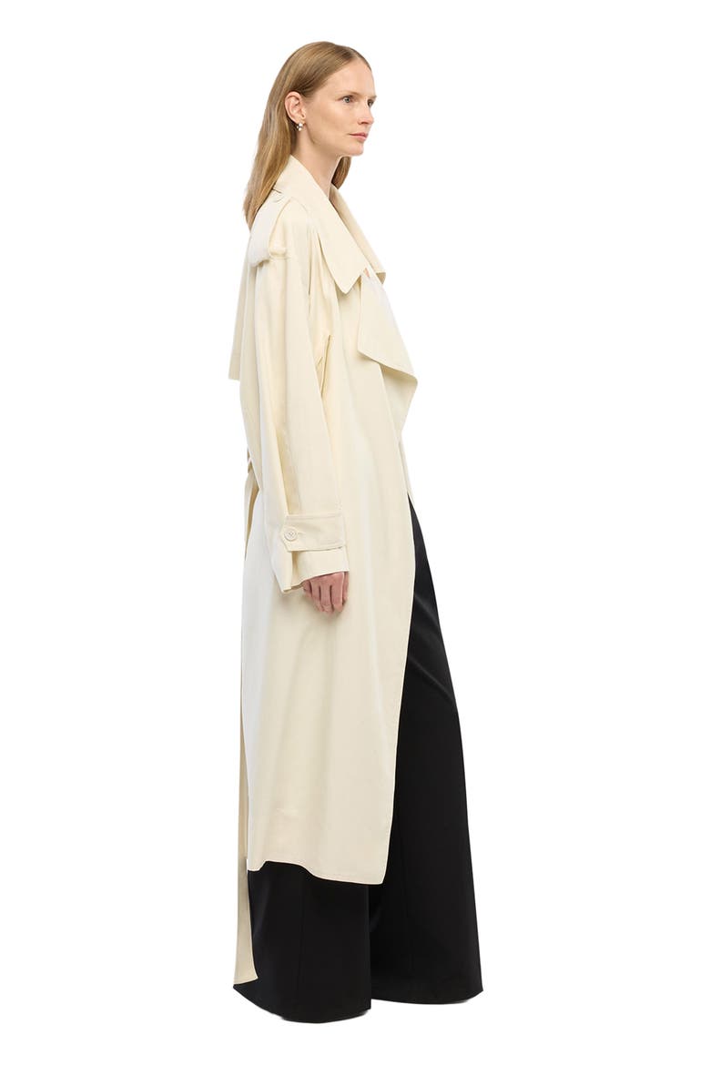 Soft Trench, Alternate, color, OFF WHITE