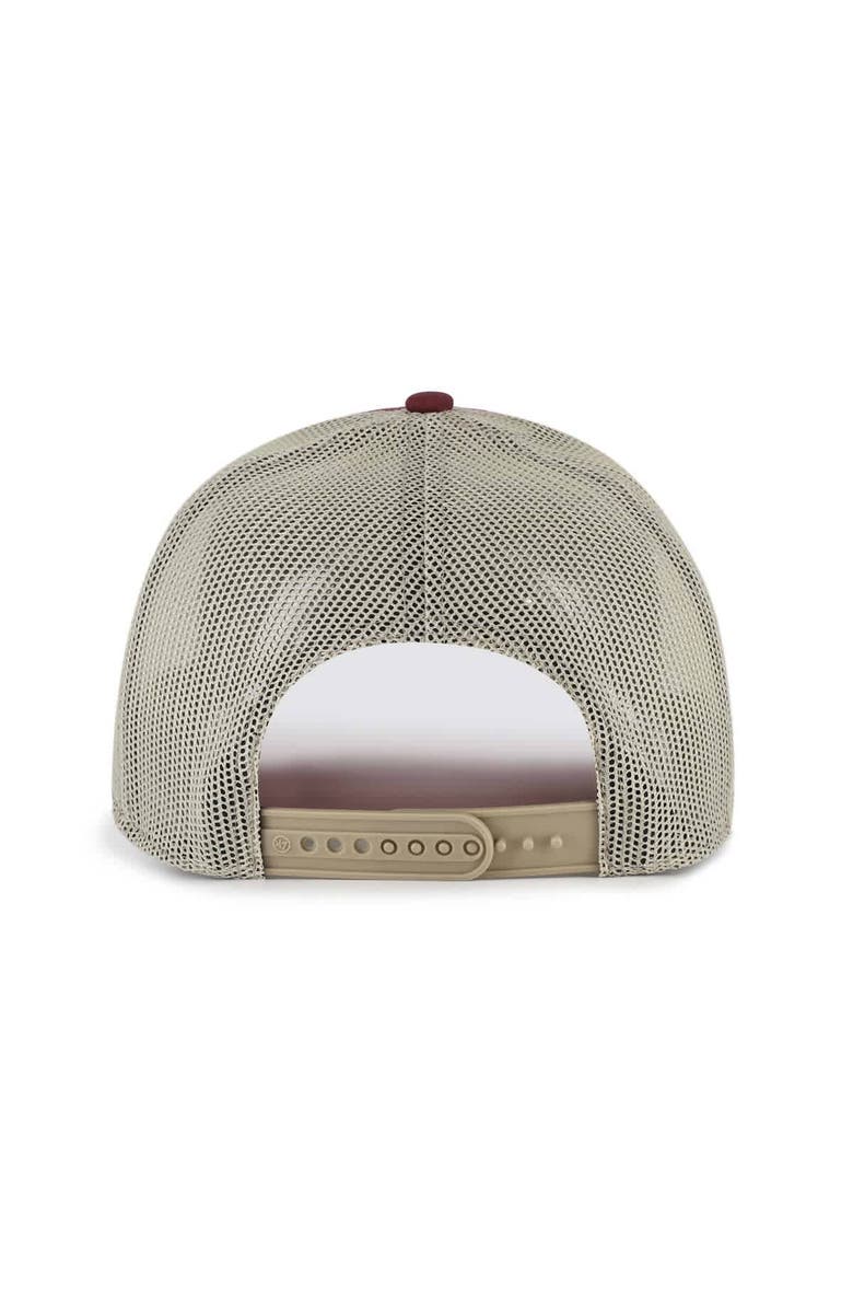 '47 Men's '47 Maroon Virginia Tech Hokies Arid Adjustable Trucker Hat, Alternate, color, Maroon