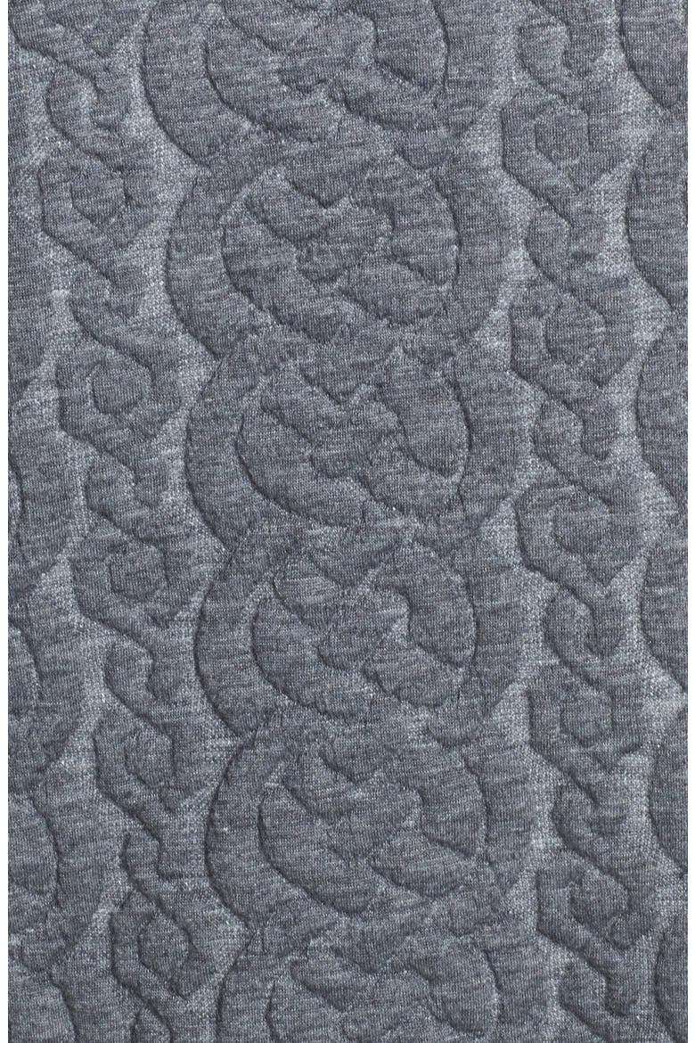 Quilted Sweatshirt, Alternate, color, HEATHER GREY QUILTED