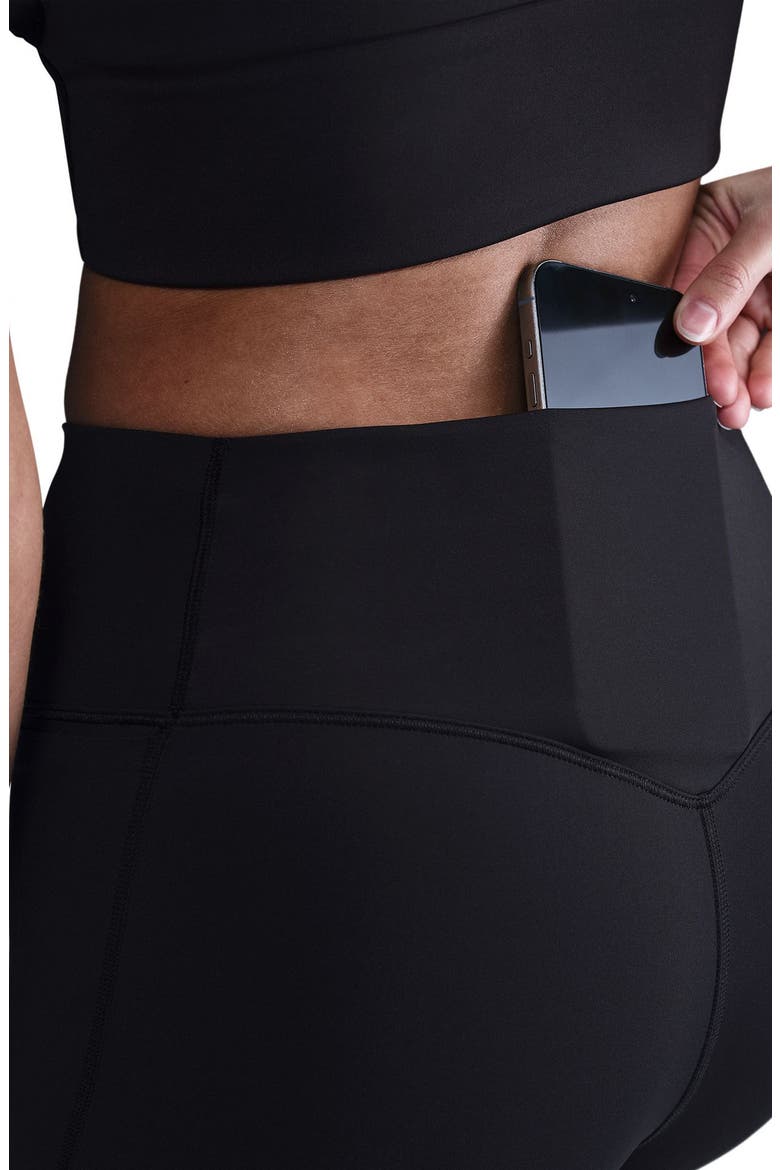 Universa Medium-Support High-Waisted Pocket 7/8 Leggings, Alternate, color, 010 BLACK/DKSKGY