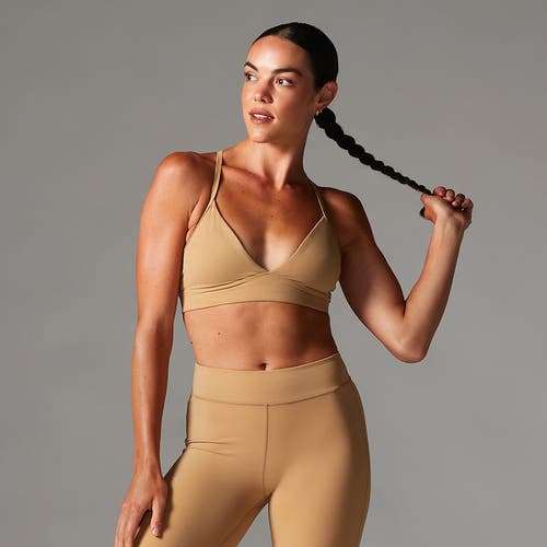 Tavi Adjustable Studio Bra In Brown