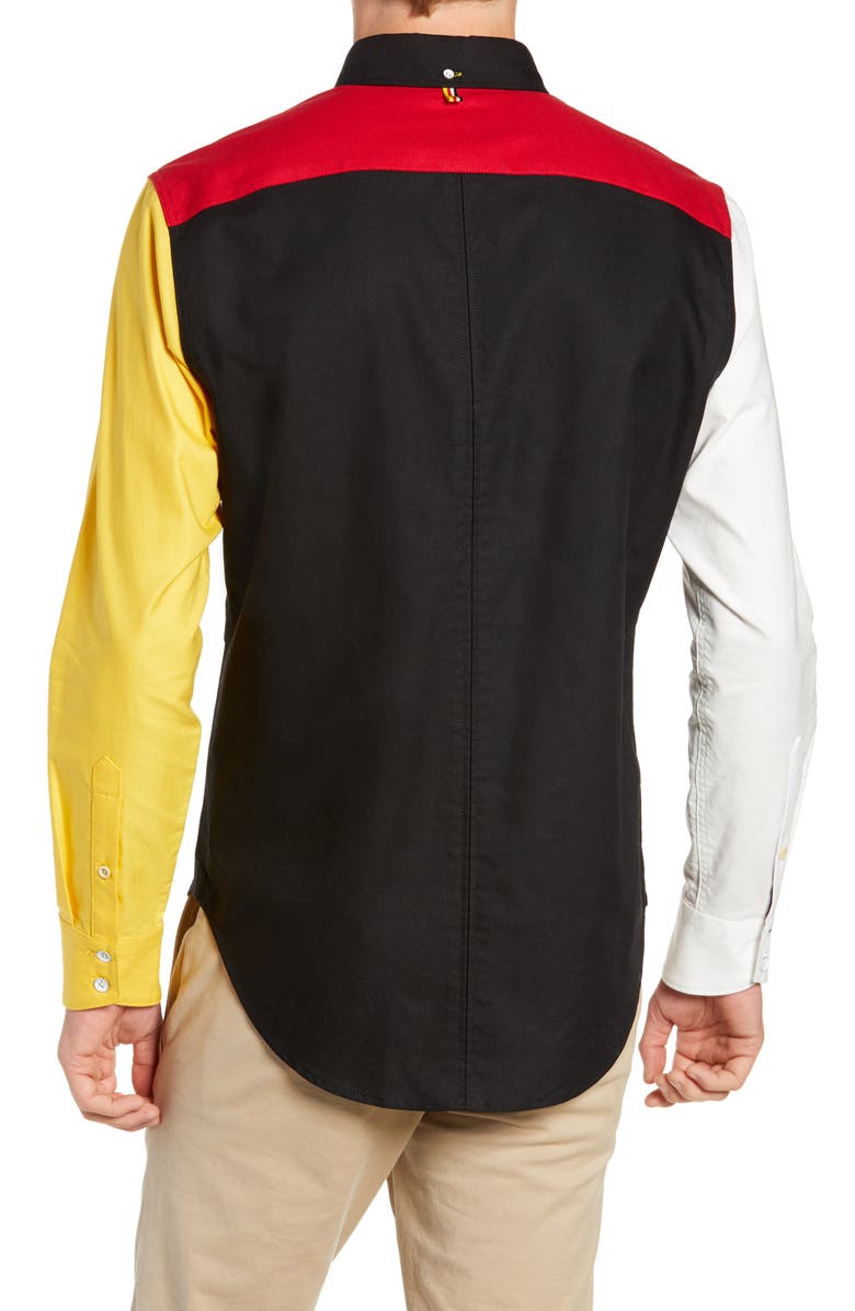 rag & bone Mickey Mouse Unisex Tomlin Fit 2 Slim Shirt, Alternate, color,