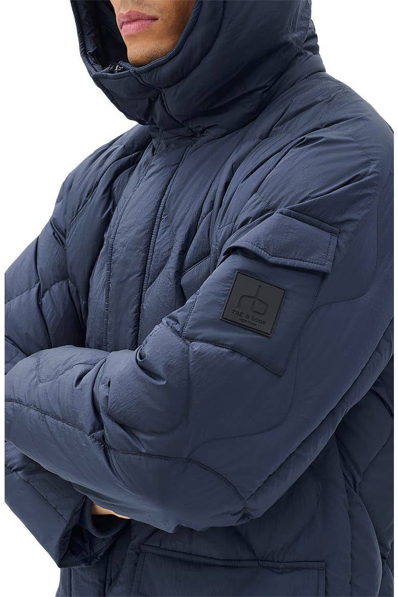 Dane Quilted Shield Jacket, Alternate, color, SALUTE