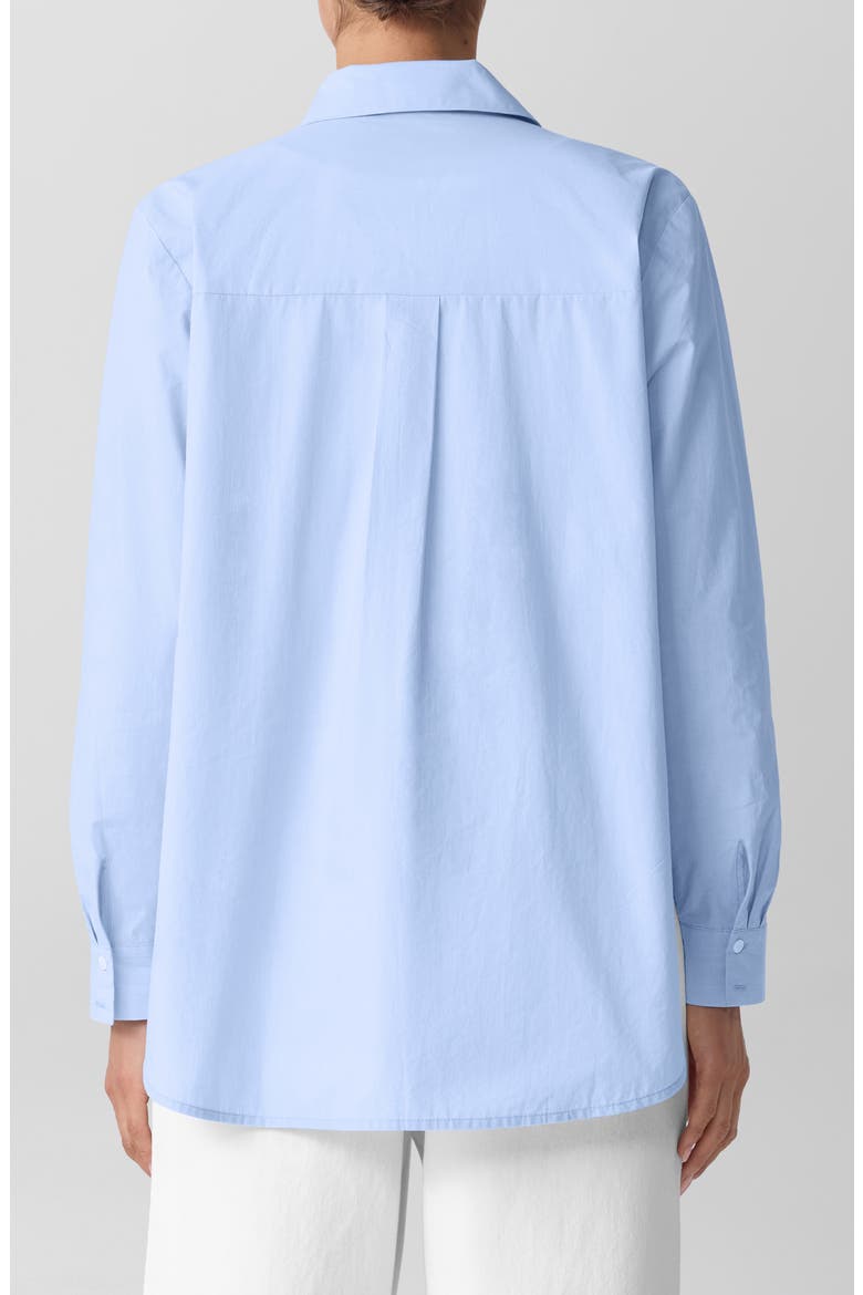 Stripe Organic Cotton Button-Up Shirt, Alternate, color, MYRTLE