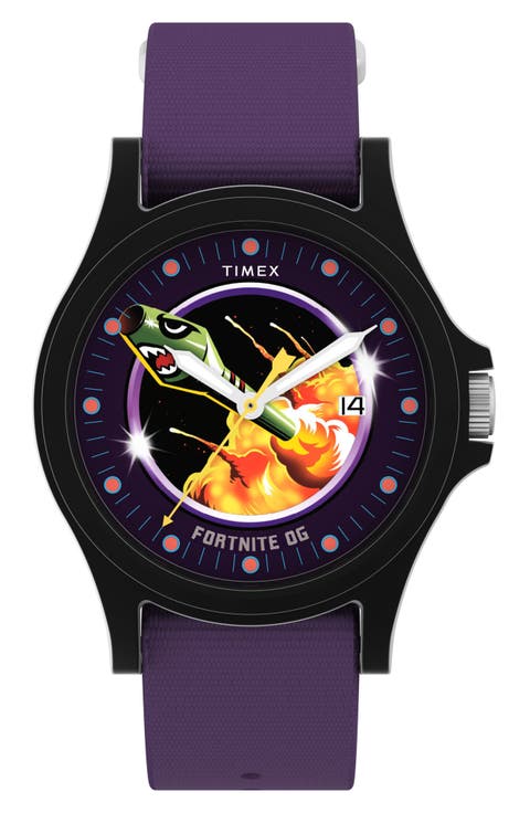 x Fortnite® Acadia NATO Strap Watch, 40mm