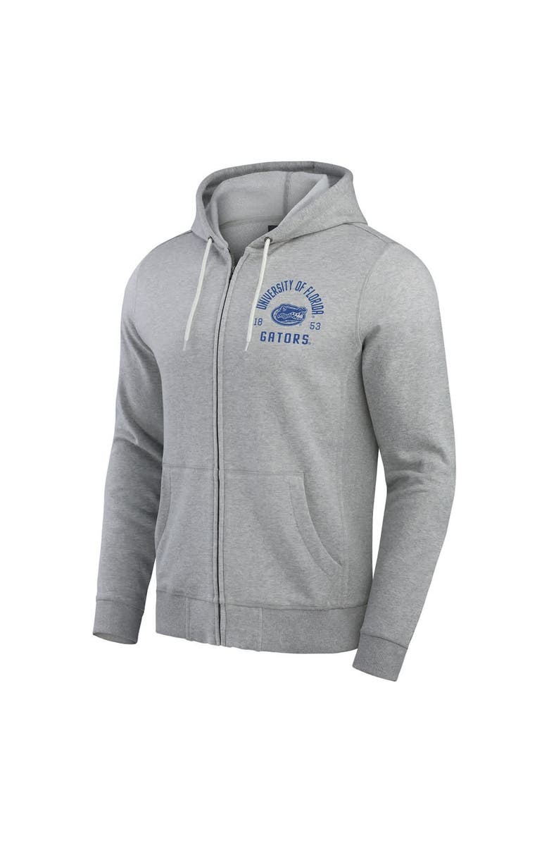 Darius Rucker Collection by Fanatics Men's Darius Rucker Collection by Fanatics  Heather Gray Florida Gators Vintage Stripe Full-Zip Hoodie, Alternate, color, Heather Gray