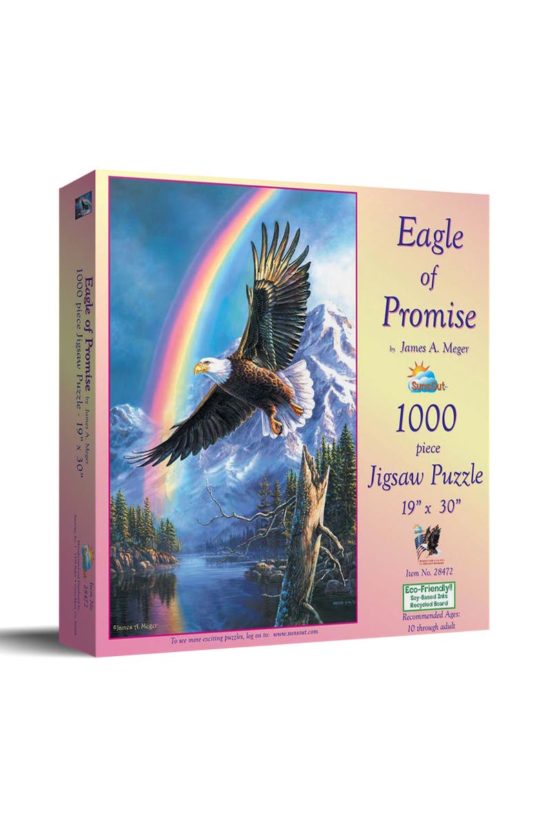 Sunsout Eagle of Promise 1000 piece Jigsaw Puzzle for Adults, Main, color, Multicolor