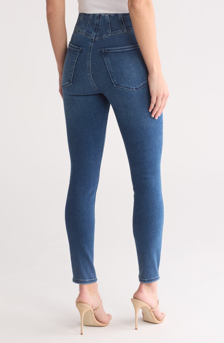 Good American Good Legs Skinny Jeans, Alternate, color, Indigo143