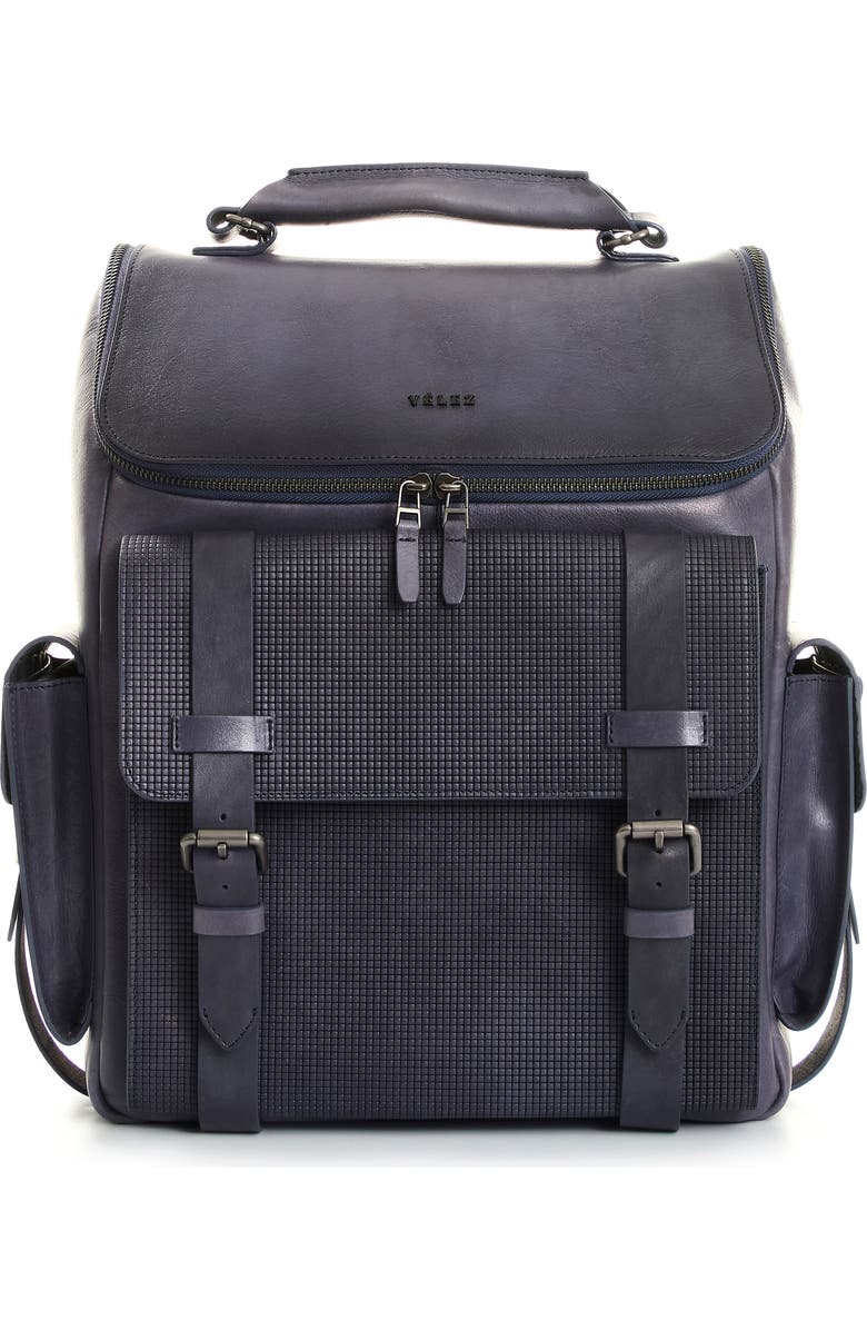 Velez New Archaeology Backpack in Vintage Leather, Main, color, Brown
