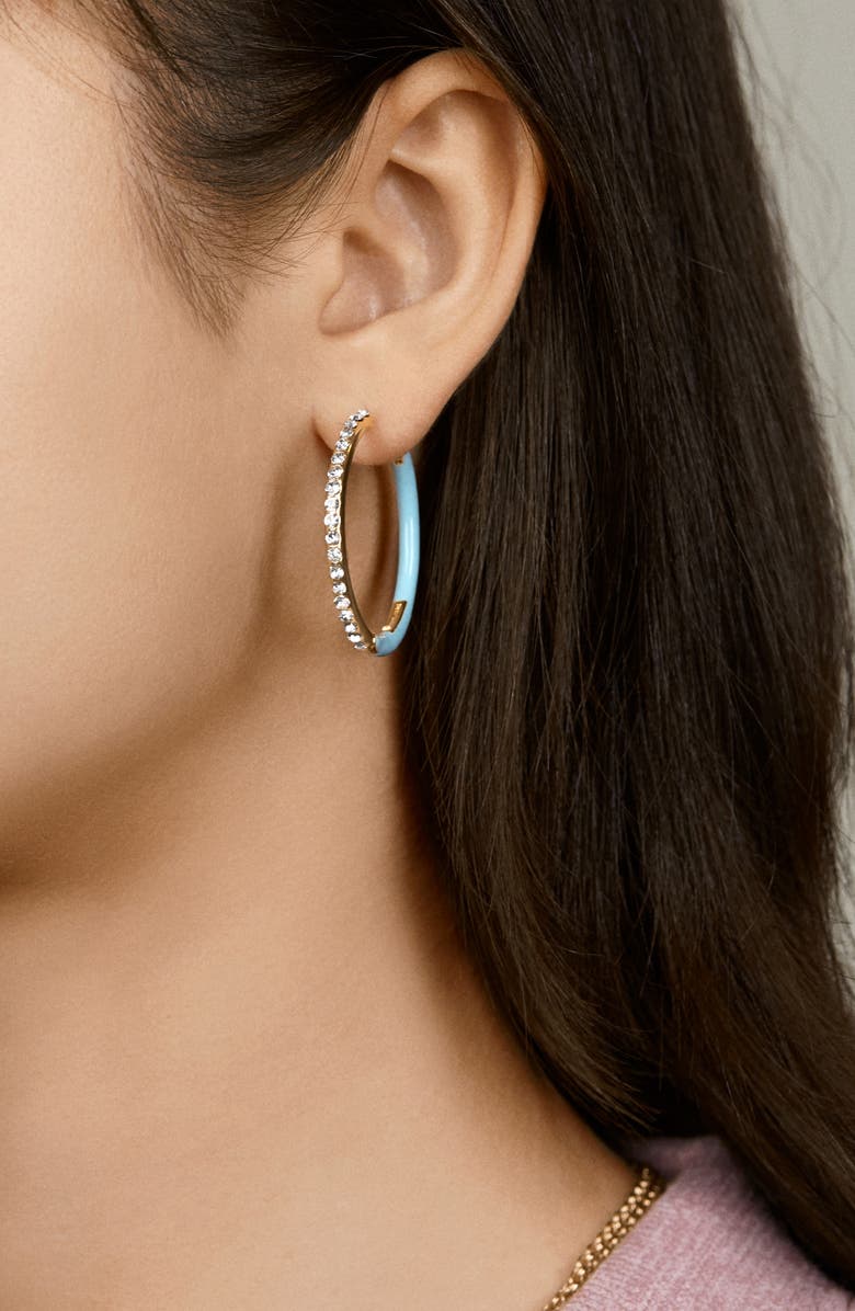 BaubleBar Oriana Hoop Earrings, Alternate, color, 