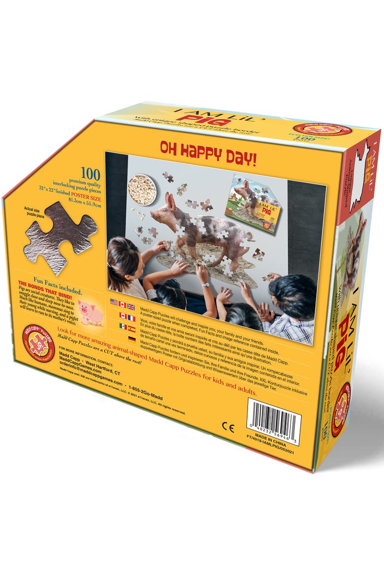Lil Pig Jigsaw Puzzle, 100 Pieces, Alternate, color, Multicolored