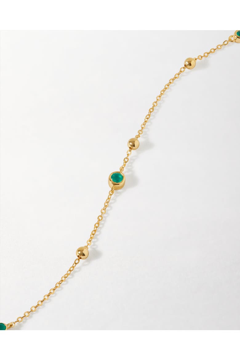 Globe Station Green Onyx Bracelet, Alternate, color, Green Onyx