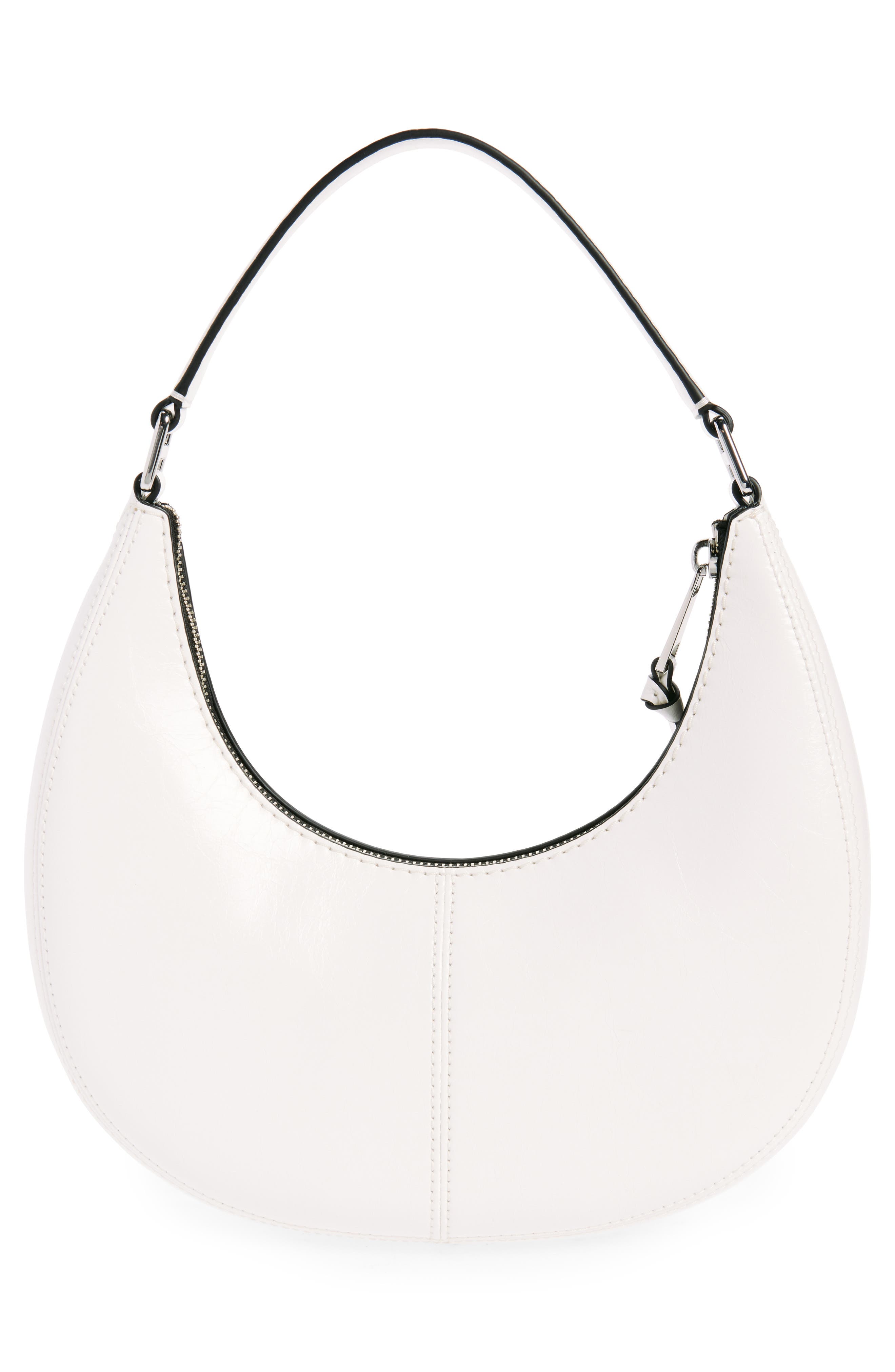 Marc Jacobs Small Crinkle Cruiser Crescent Bag, Alternate, color, Cotton