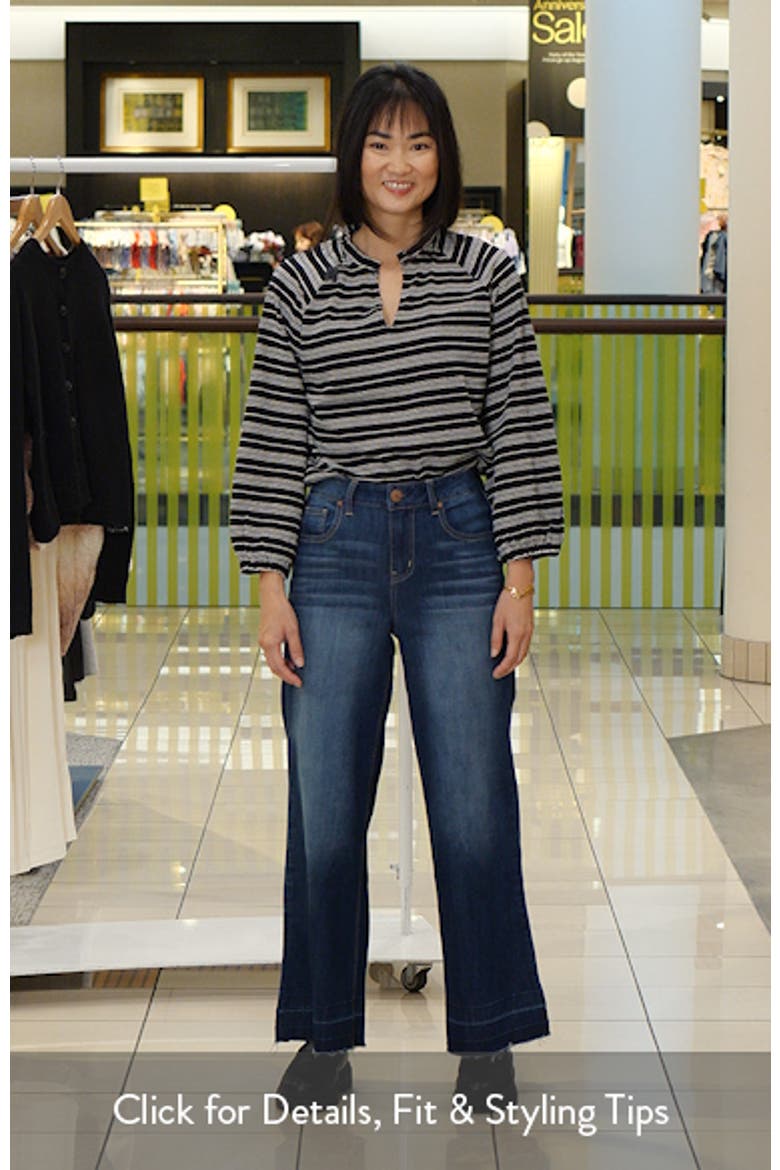 Release Hem High Waist Wide Leg Jeans video
