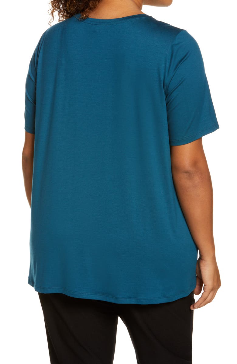 Eileen Fisher Jersey Tunic Tee, Alternate, color, 