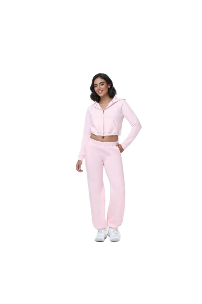 Soft Cozy Bubble Leg Sweatpant, Alternate, color, SOFT GLOW