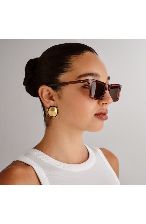 Le Specs Broski In Toffee Tort/khaki Mono