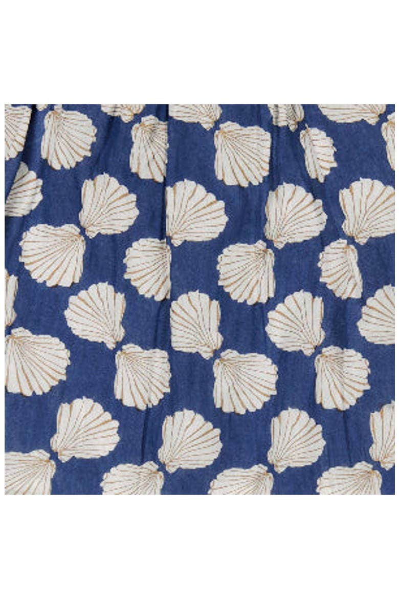 Mini Paloma Girl's Dress, Alternate, color, Shell Beach Navy