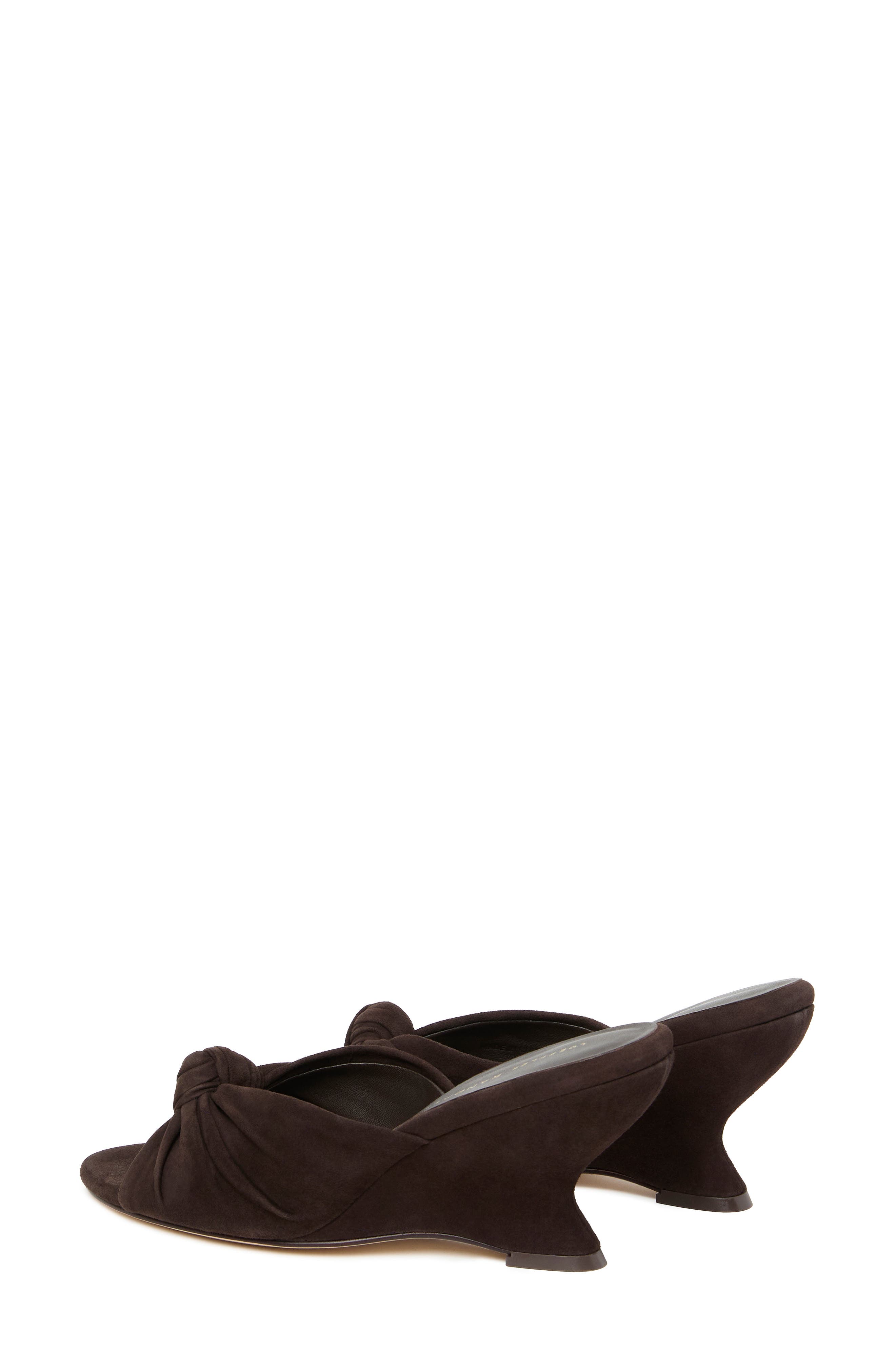 Marsy Leather Wedge Slide Sandal, Alternate, color, TMORO