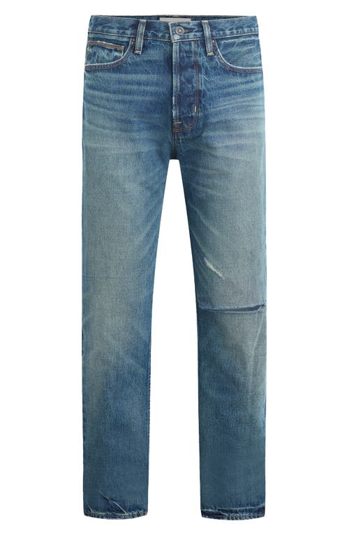 Hudson Wes Classic Straight Fit Jeans In Ranger Blue In Blue