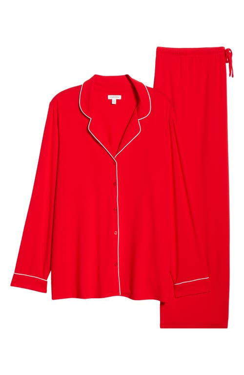 Nordstrom Moonlight Eco Knit Pajamas In Red