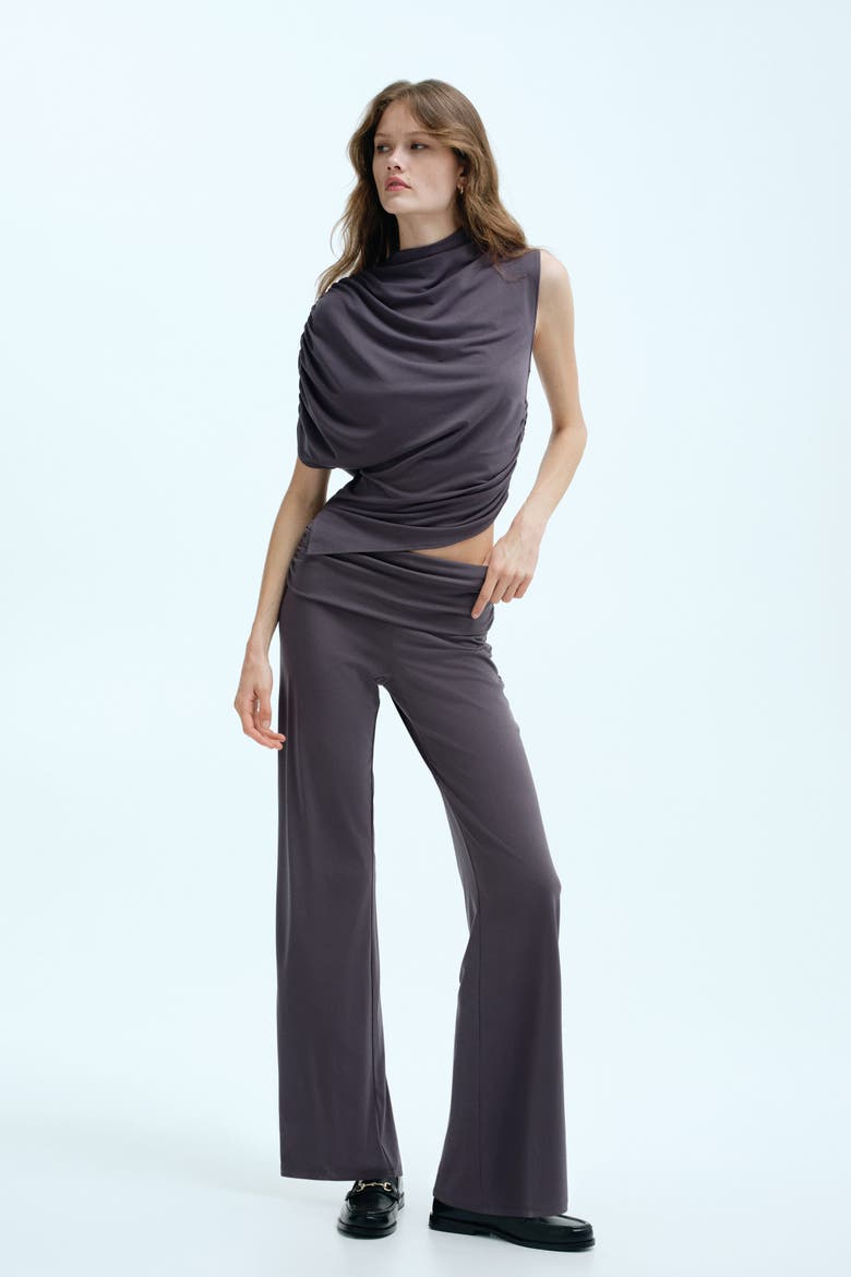Jersey Trousers, Alternate, color, Gray