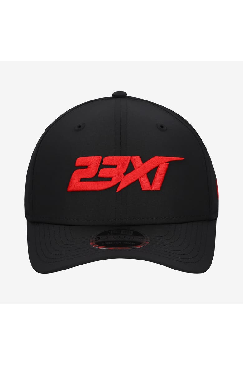 Men's New Era  Black 23XI Racing 9SEVENTY Adjustable Hat, Alternate, color, Black