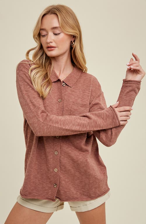 Wishlist Knit Shacket In Multi