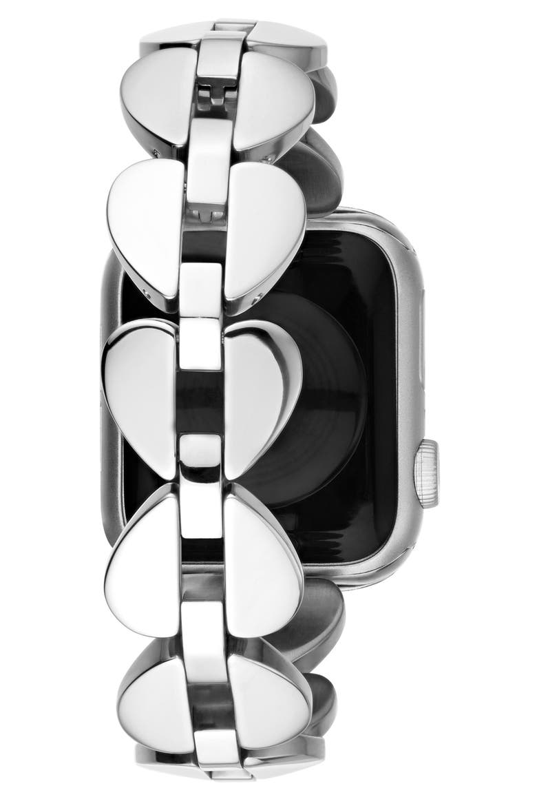 20mm Apple Watch® bracelet, Alternate, color, SILVER