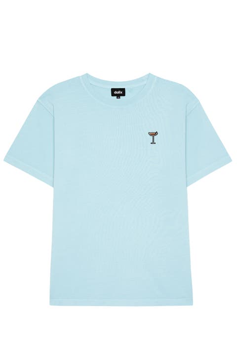 Mens Coffee Martini Midweight Garment Dye Tee