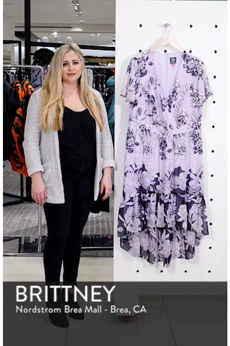Print Flutter Midi Dress video