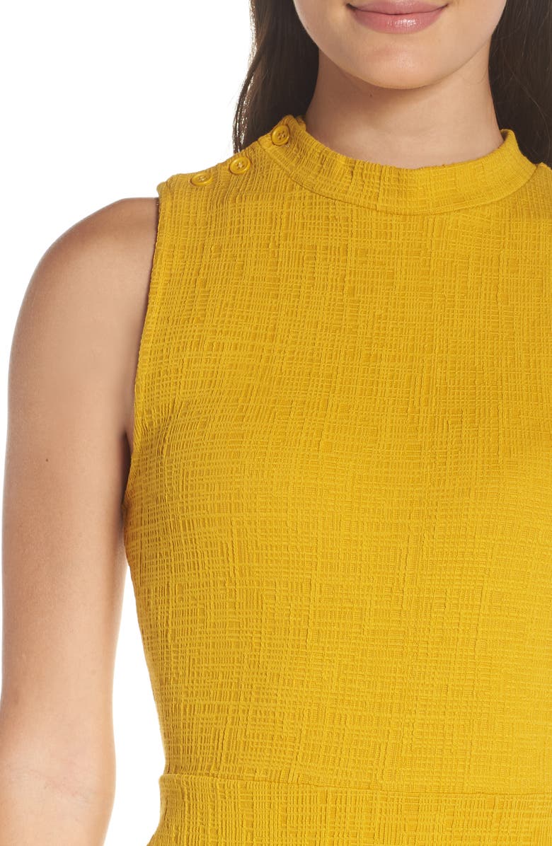 BB Dakota by Steve Madden BB Dakota Sleeveless Jacquard Sheath Dress, Alternate, color,