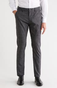 T.R. PREMIUM Plaid Straight Leg Trousers