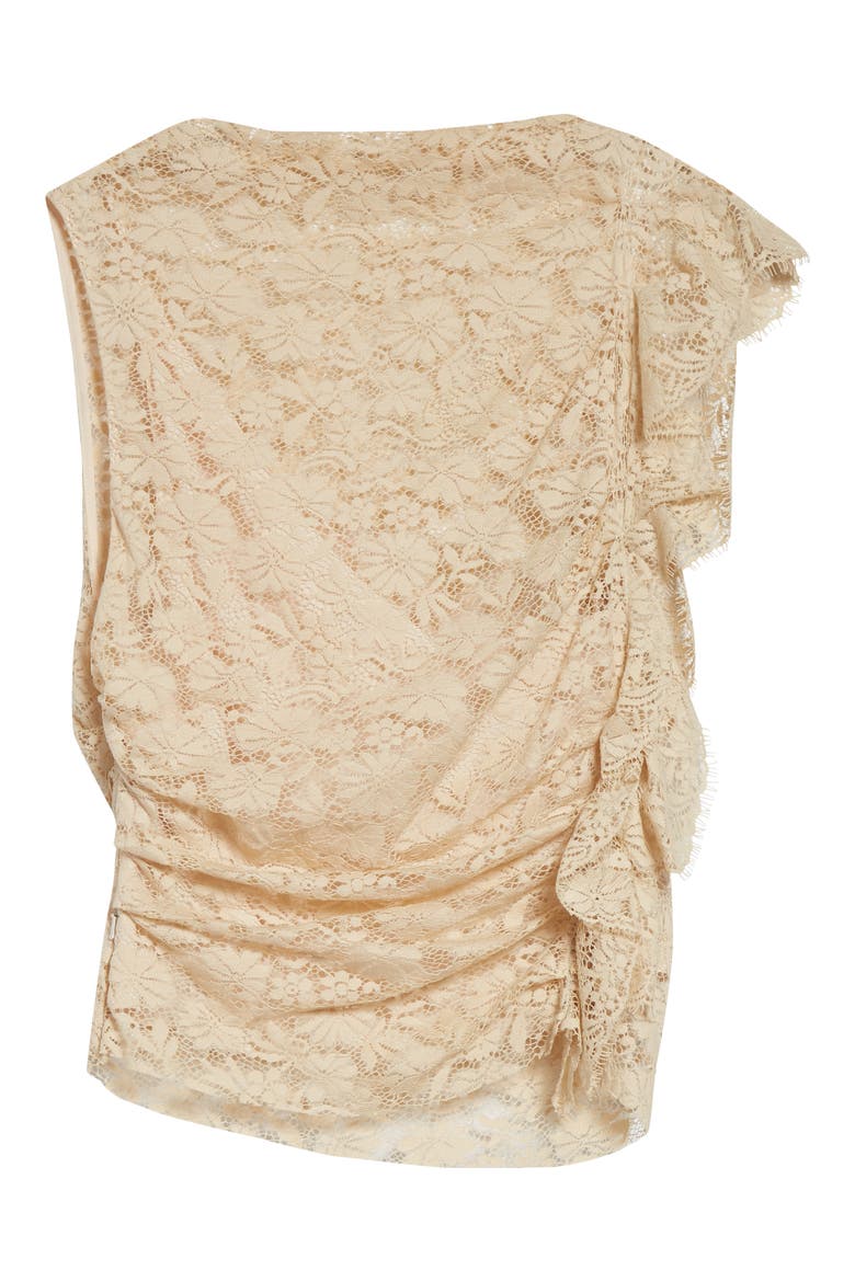 Astrid Lace Ruffle Top, Alternate, color, CREMA DOLCE