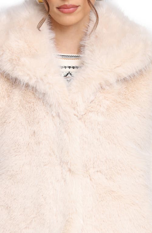 Avec Les Filles Oversize Faux Fur Vest In Gray