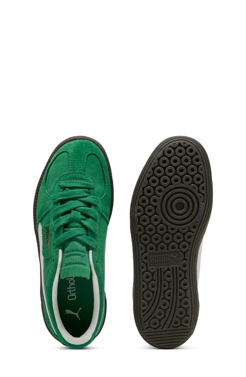 Puma Kids' Palermo Sneaker In Archive Green- White
