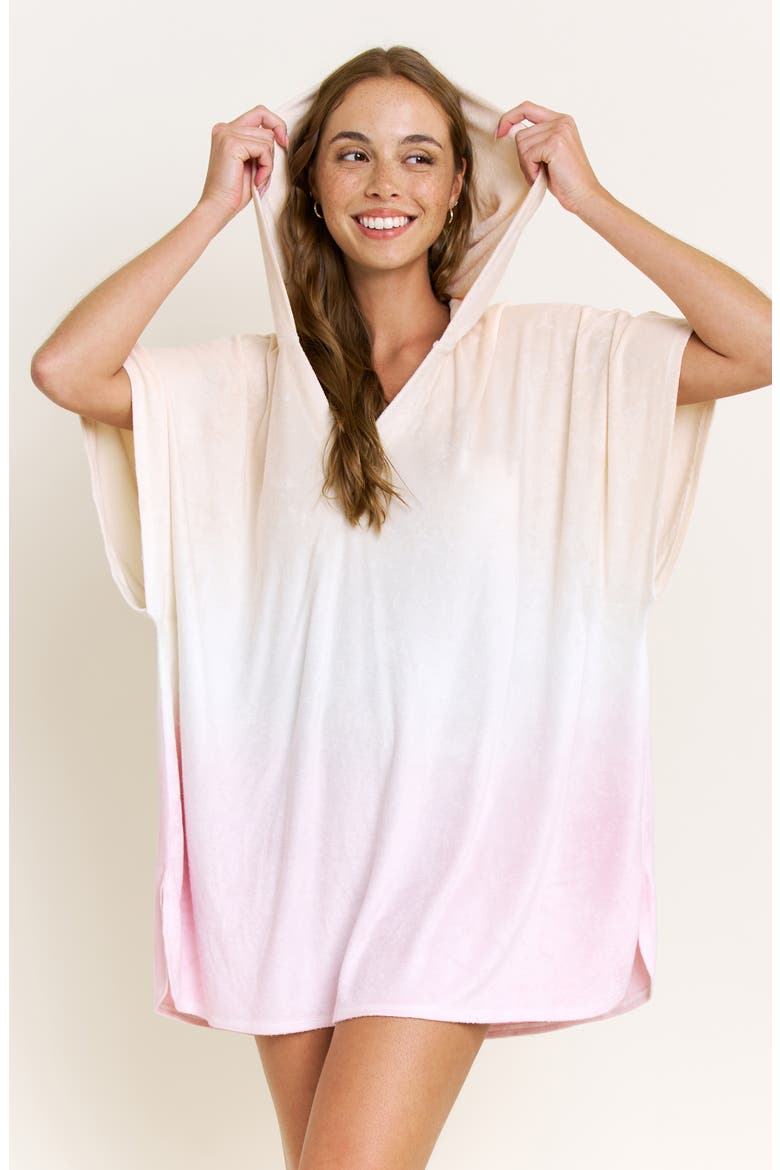 Take a Break Oversized Hoodie, Alternate, color, SUNSET DIP-DYE