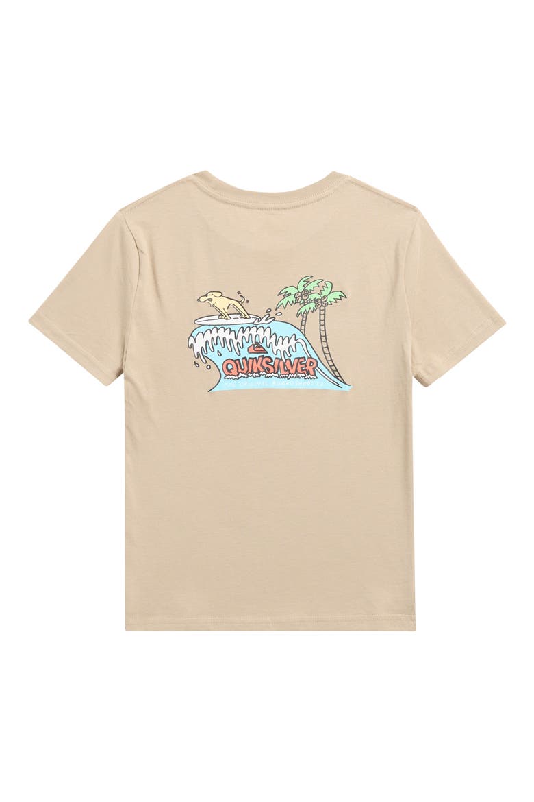 Kids' Dog Wave T-Shirt, Alternate, color, SENECA ROCK