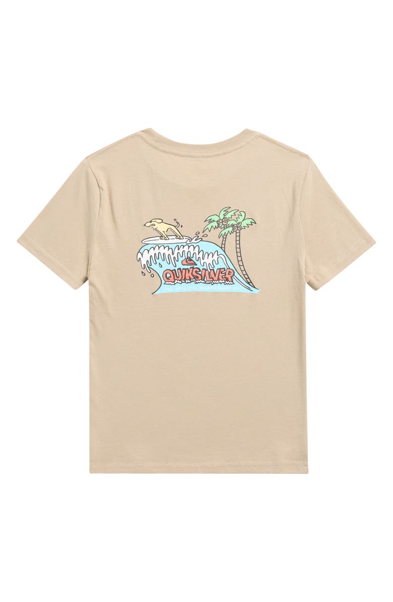 Quiksilver Kids' Dog Wave T-Shirt, Alternate, color, Seneca Rock