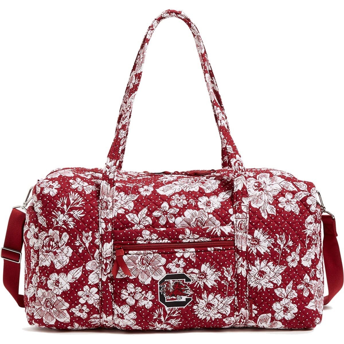 VERA BRADLEY South Carolina Gamecocks Rain Garden Large Travel Duffel Bag, Main, color, 