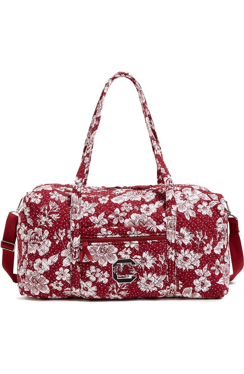 VERA BRADLEY South Carolina Gamecocks Rain Garden Large Travel Duffel Bag, Main, color,