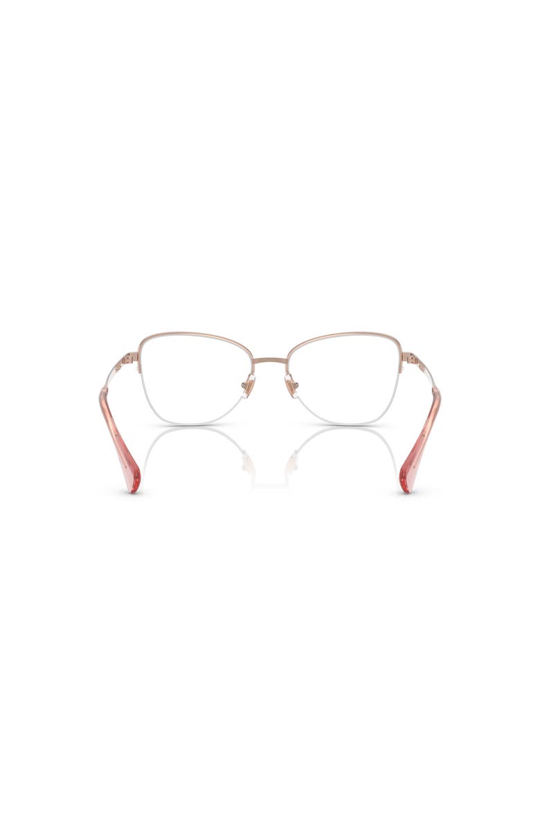 RALPH 53mm Irregular optical glasses, Alternate, color, Rose Gold