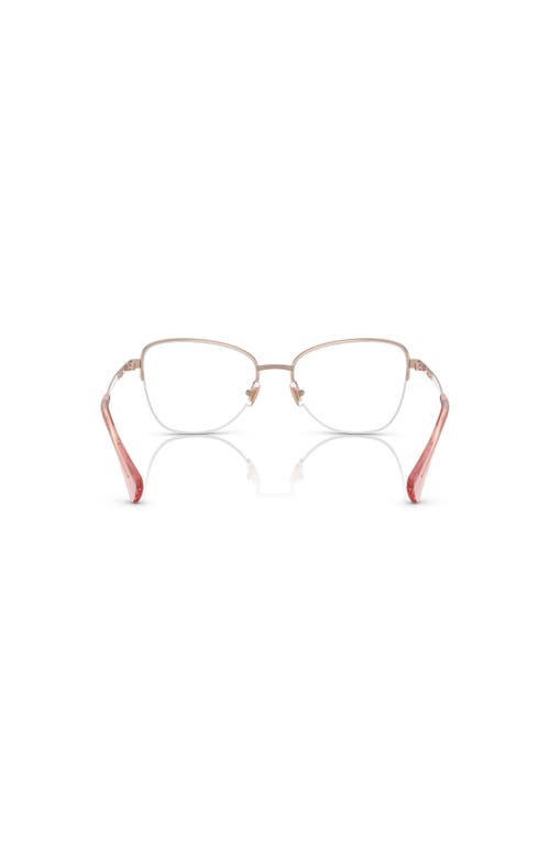 Ralph 53mm Irregular Optical Glasses In Pink