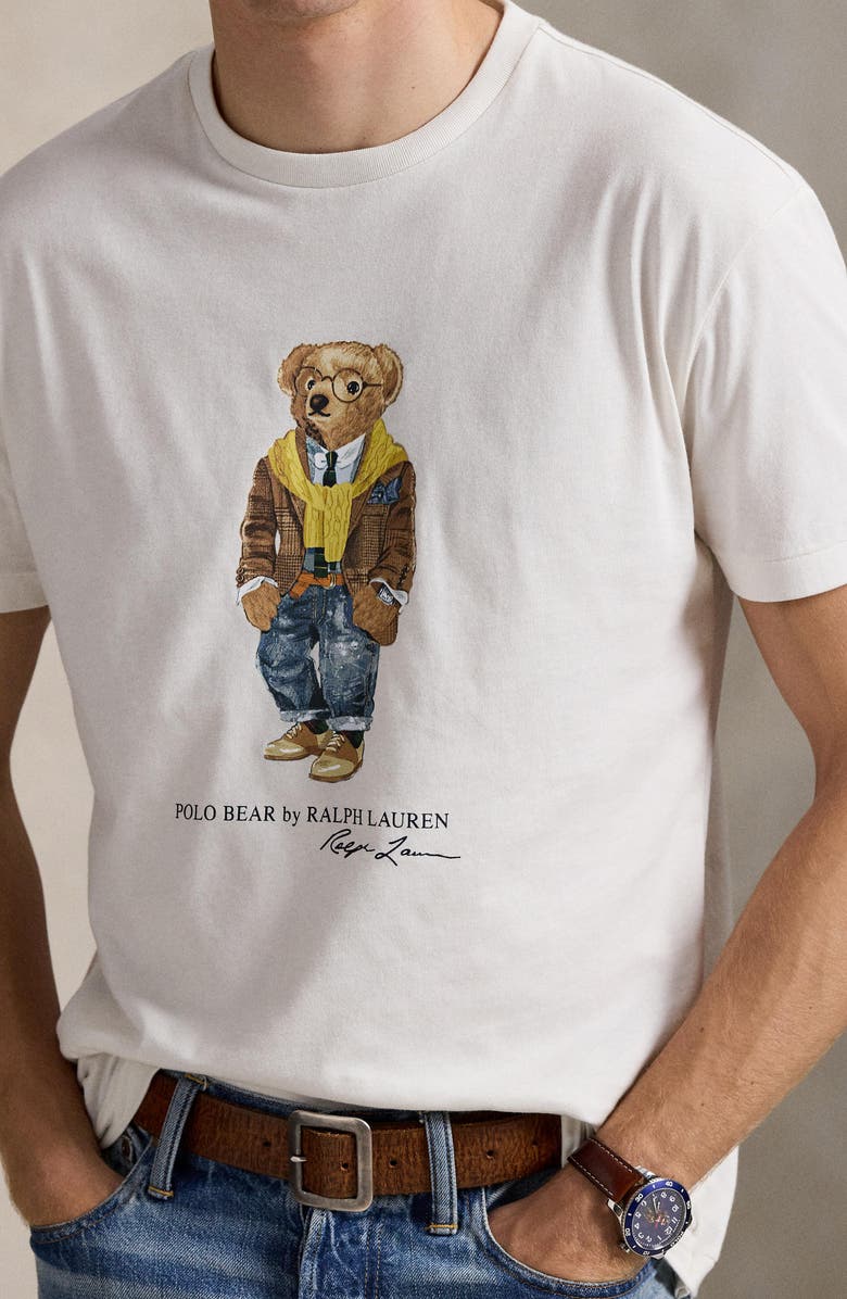 Polo Ralph Lauren Classic Fit Polo Bear Cotton Graphic T-Shirt, Alternate, color, 